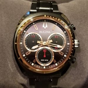 Bulova CURV chronograph watch